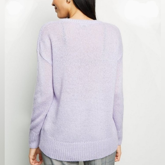New Look Lilac Longline Jumper - Picture 5 of 5